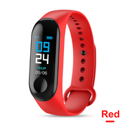 Heart rate and blood pressure exercise meter step information color bracelet