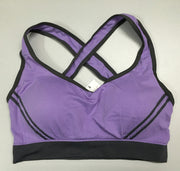 Women Athletic Vest Padded Tank Top Gym Fitness Sports Bra Stretch Cotton Seamless Breathable Yoga Bras Underwear