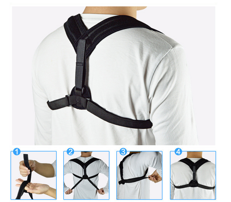 Posture Corrector Adult Children Back Support Belt Corset  Shoulder Corrector