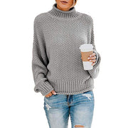 Hollow thick casual sweater