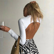 Backless Strappy T-Shirt